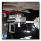 Uchwyt kamery zamontowany w Fireblade CBR 954RR