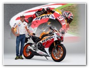 Marc Marquez  Honda Fireblade SP 2015